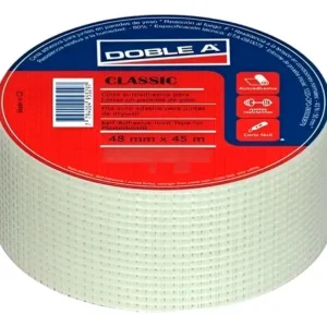 Cinta tramada Classic Doble A 48 mm x 45 m sobre fondo blanco